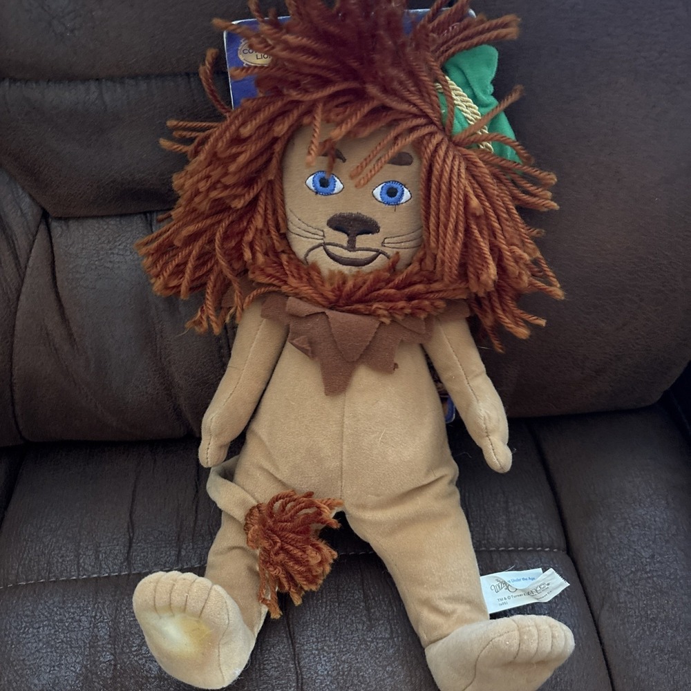 Sugar Loaf Wizard Of Oz‎ 1988 The Cowardly Lion Nanco 13" Plush New Vintage